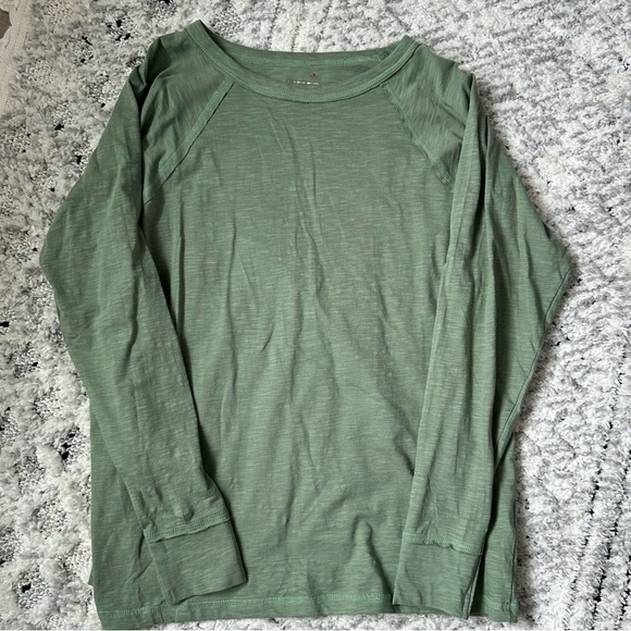 Coco Raglan Top by Lily & Lottie Size S Sage Green - Picture 3 of 4